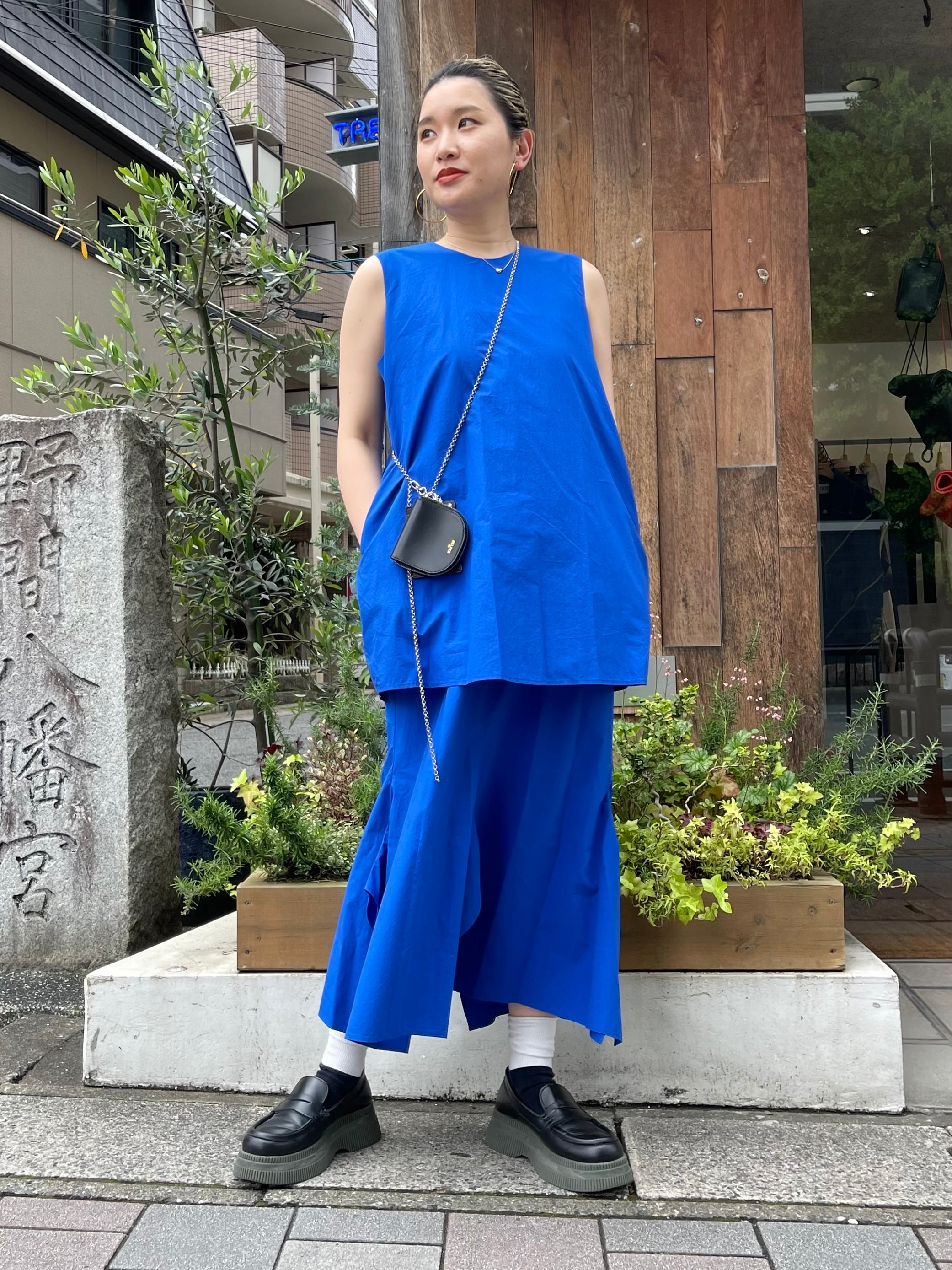 23SS】ENFOLD エンフォルド / BOX SQUARE-HEM DRESS | TRENTオンライン ...