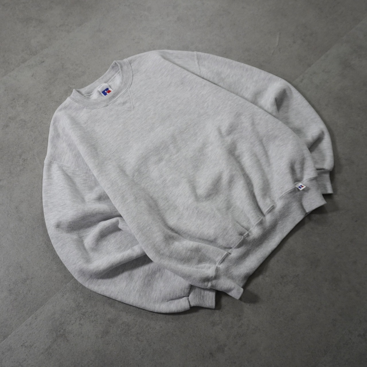 90s Russell Athletic sweatshirt solid gray M 古着 - 2