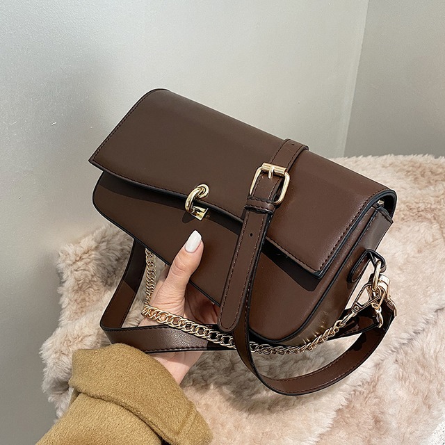 オータムウィンタースタンダードチェーン レトロ 秋物 冬物 スクウェア 手作りハンドバック96898704461