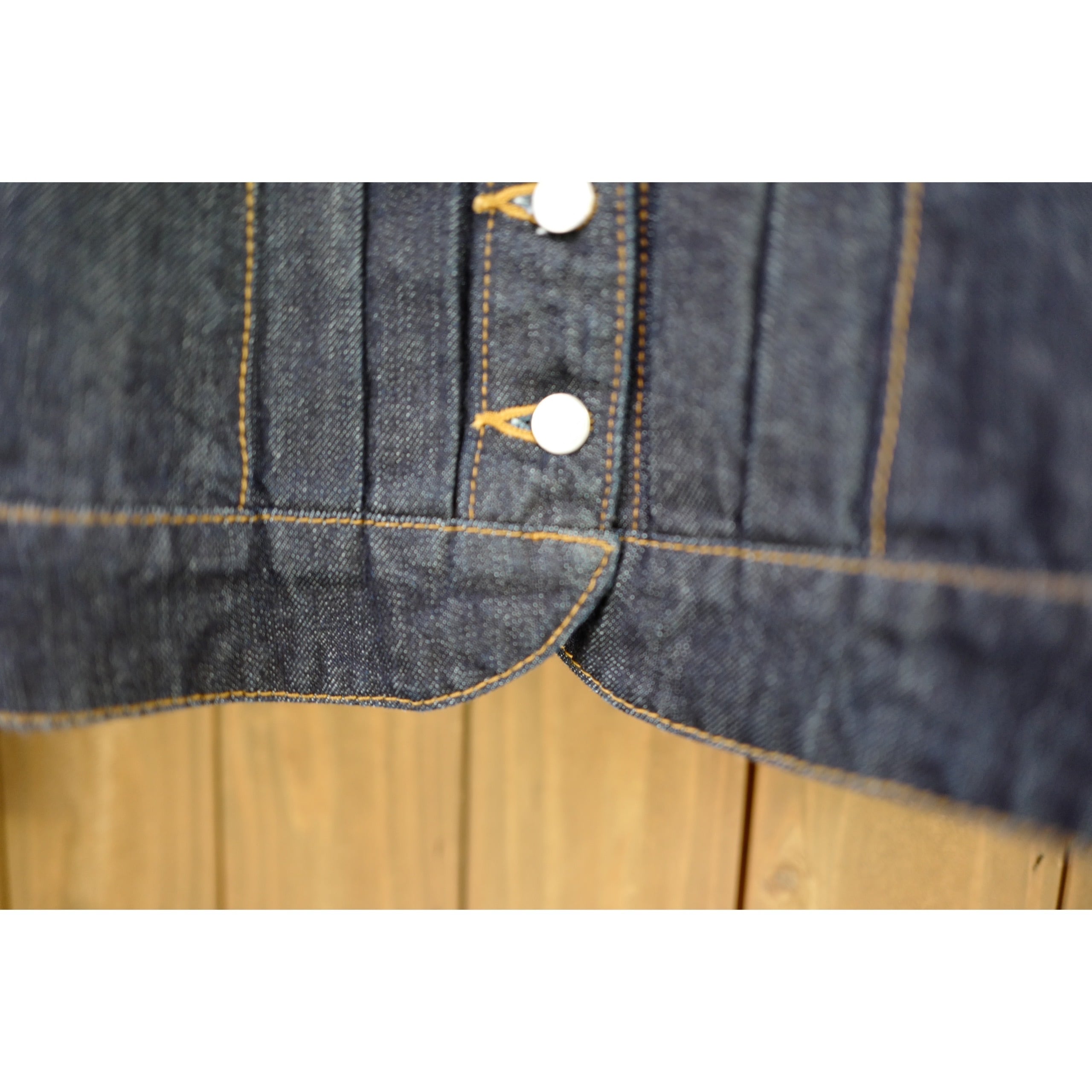 Si-Si-Si comfort｜BASIC DENIM JACKET（Gジャン）-one wash / indigo