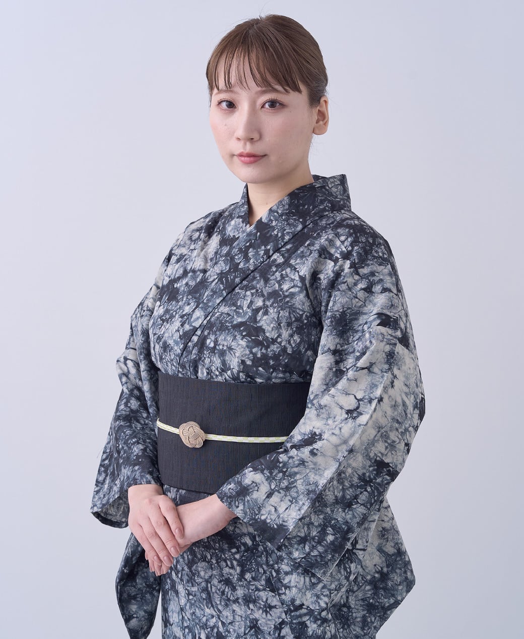 YUKATA 籠染 白茶黒 | KIRISEN 桐染