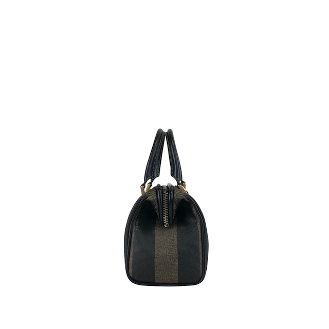 FENDI フェンディ ペカン ショルダーバッグ ブラック PVCレザー 2way ミニボストン vintage ヴィンテージ オールド jy5pns