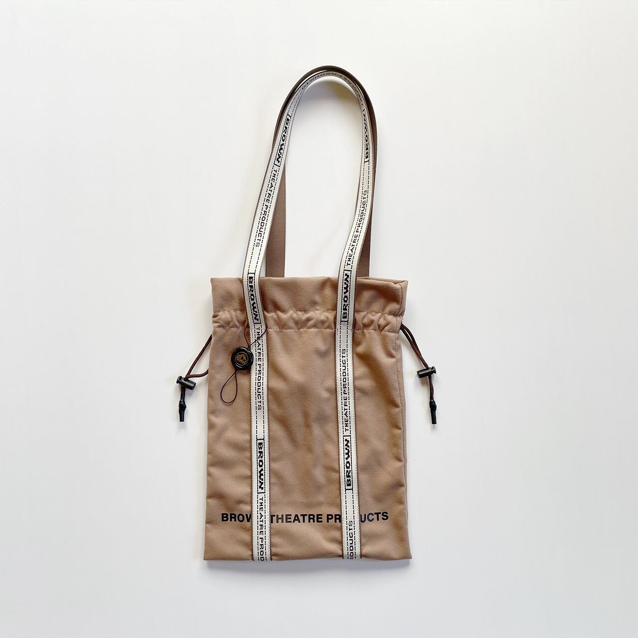 【THEATRE PRODUCTS】JACQUARD TAPE SHOUES BAG (BEIGE)
