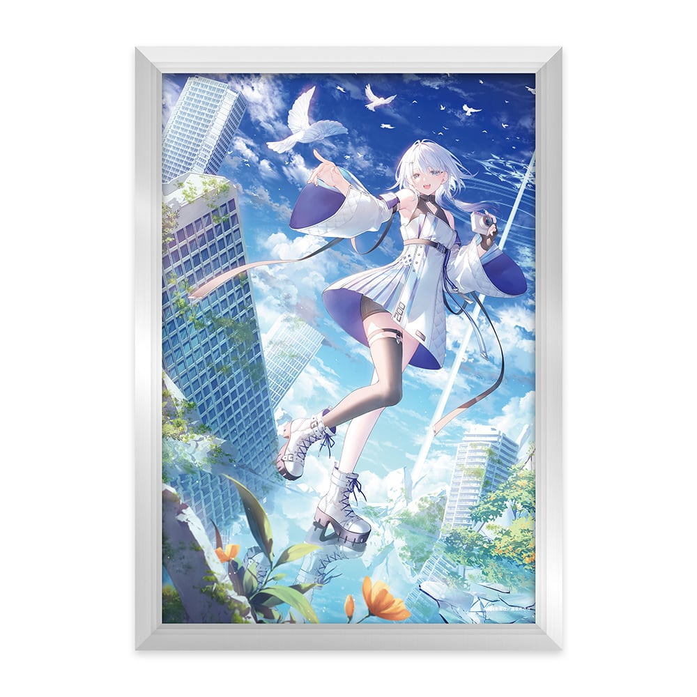 F6キャンバスアート05 ART WORKS5 レーナ（直筆サイン入り） | flagments