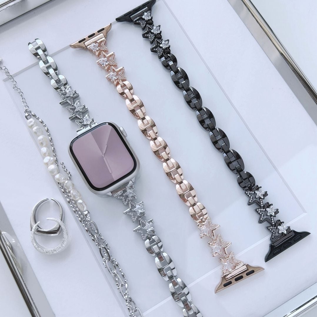 Apple Watch ジュエリースターバンド | Lune (リュンヌ) Apple Watch ジュエリースターバンド | Lune (リュンヌ)