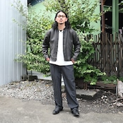 OLD JOE(オールドジョー)PATINA DEERSKIN COSSAK JACKET style
