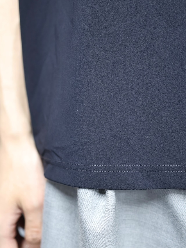 【prada】mesh sleeve nylon top