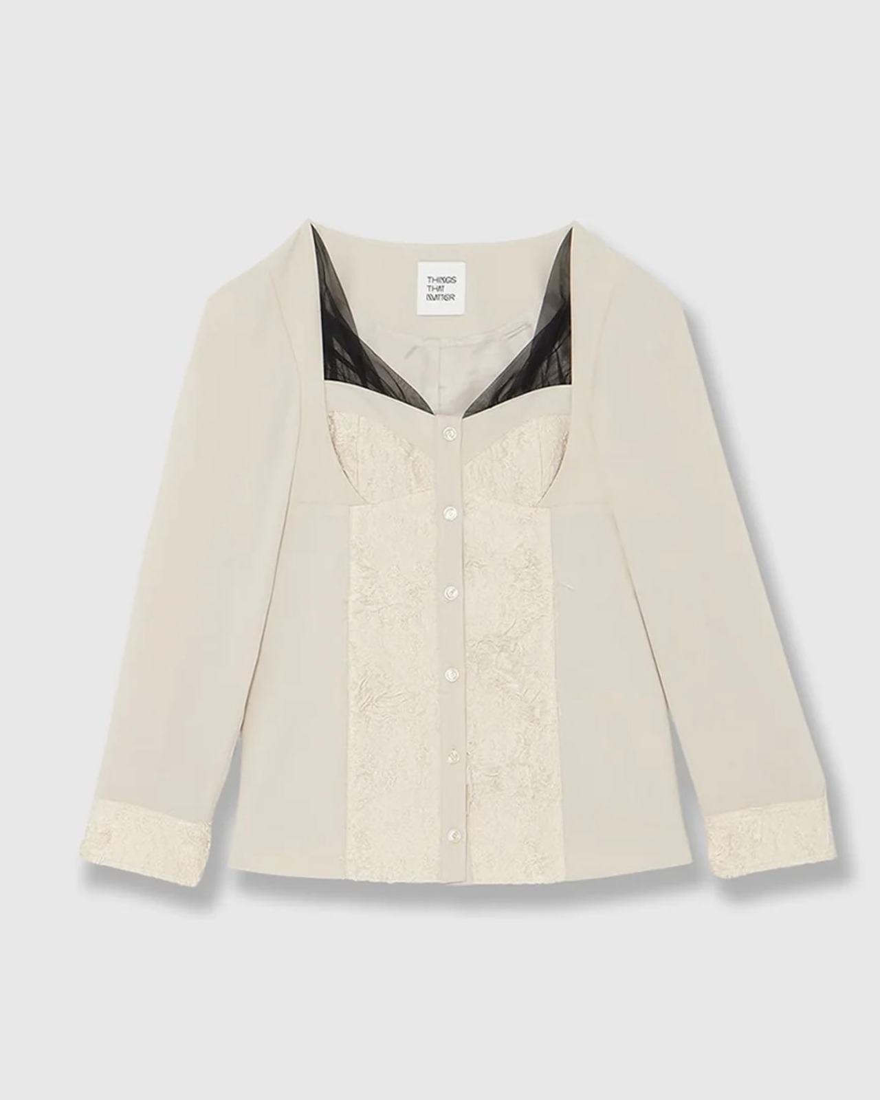 THINGS THAT MATTER　シングスザットマター  / PRE-SENT BUSTIER SHIRTS - 6