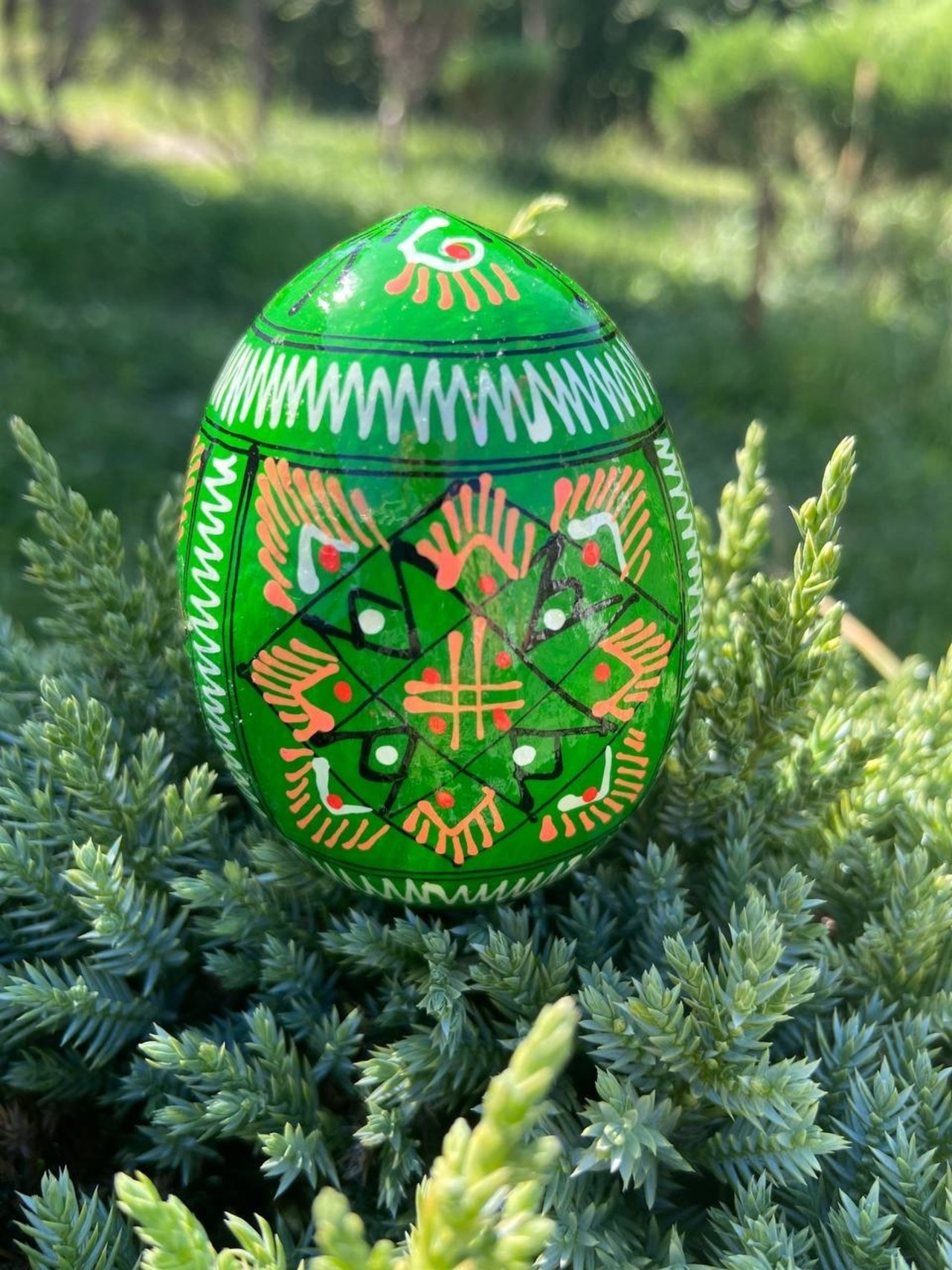 装飾用プィサンカ（イースターエッグ）with stand　コロミヤ博物館モデル - 2