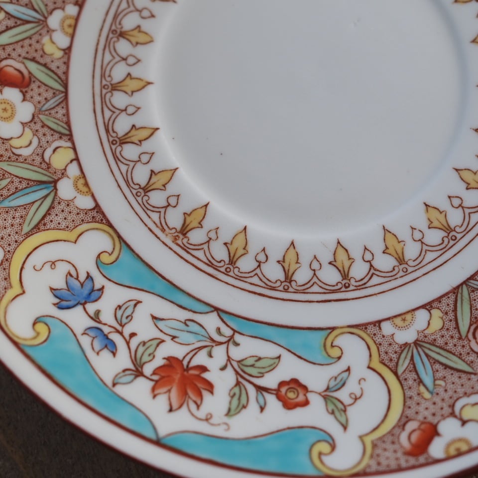 訳ありフランスアンティーク サルグミンヌ ミントン252＆767 カップ