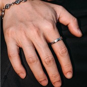 ツイストデザインリング af0415