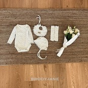 韓国子供服 / 26Autumn / 〖取寄〗Brodyjane / ベイビーリーフベビースーツ / ベビー服 / 赤ちゃん服 / ロンパース *S/M*