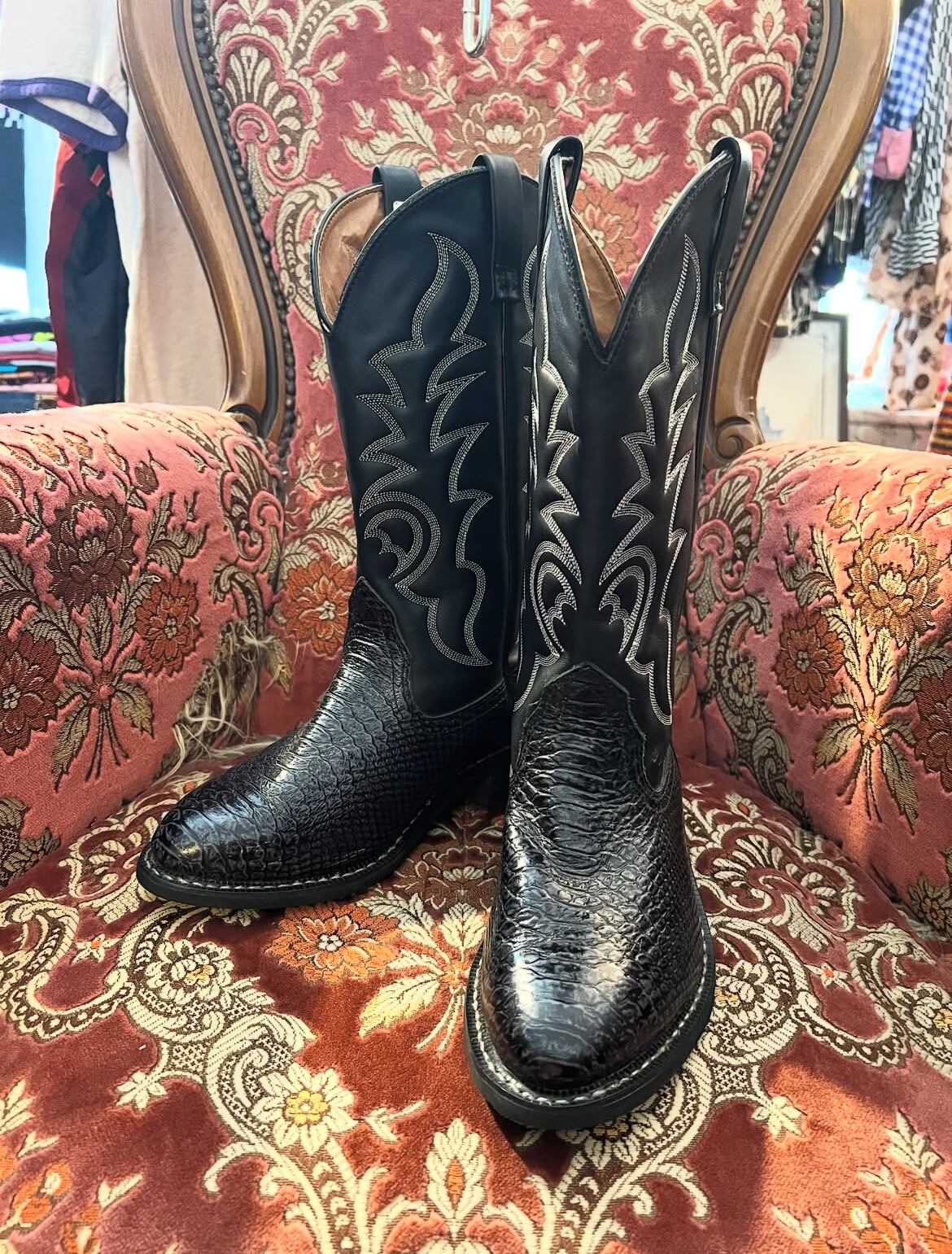 00's〜 embroidery western boots【26.5㎝】 | JUKEBOX