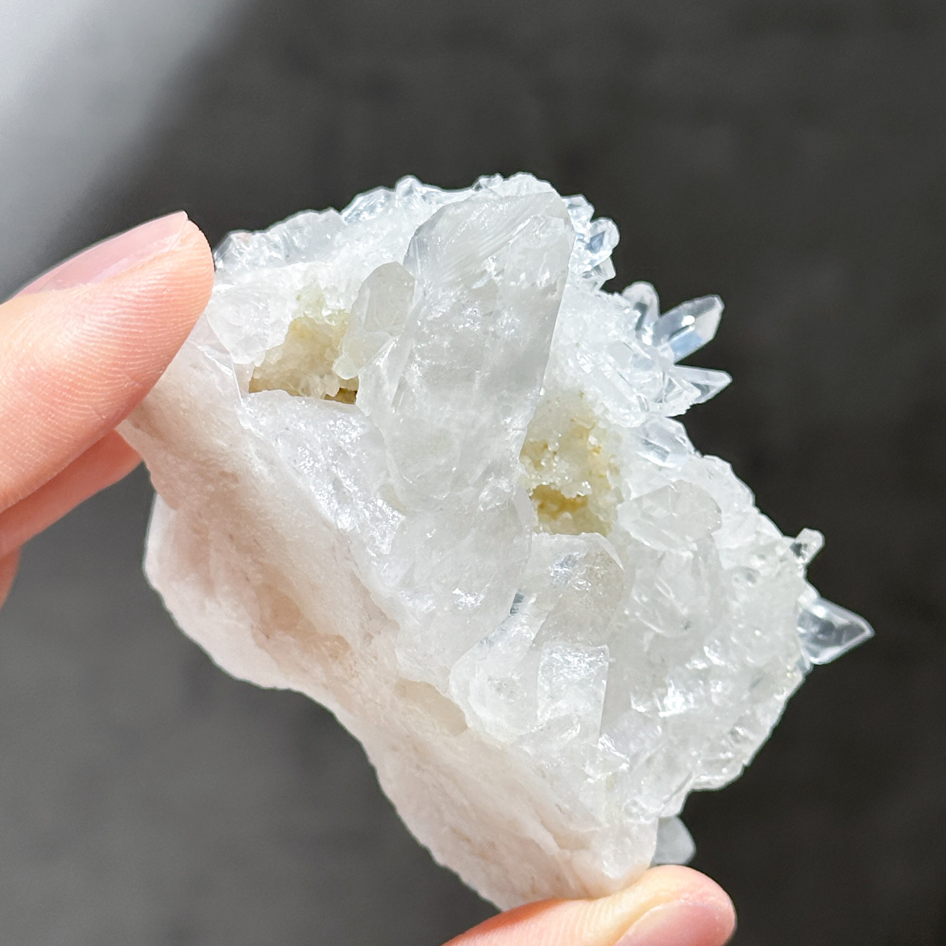 ⭐︎ゼッカ産水晶クリアクォーツ ゼッカ産水晶クリアクォーツ クラスター38◇ Clear Quartz From