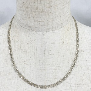 Old 925 Silver Anchor Chain Necklace Made In Hungary