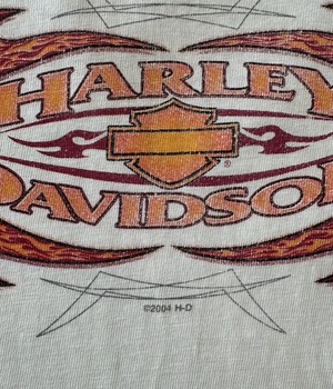 -Harley Davidson- Vintage 00s Long Sleeve Print T-shirt