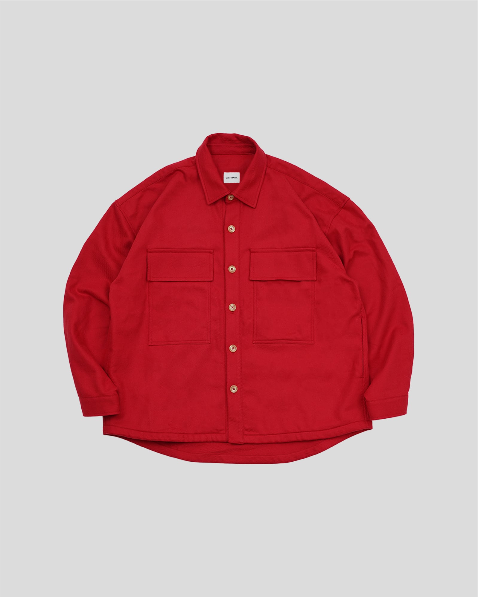 MM BIG POCKET CPO SHIRT JACKET RED