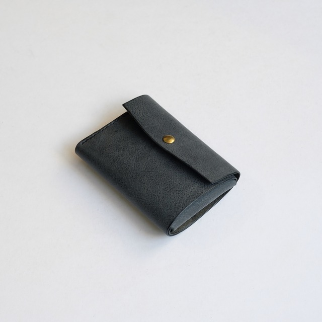 tri-fold wallet - bk - nebbia