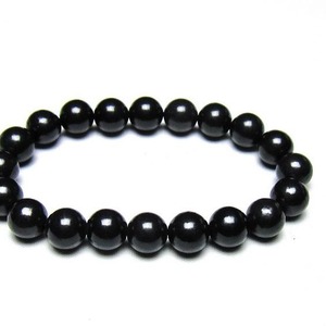 シュンガイト ブレスレット 10mm 一点物 メール便可 111-49713
