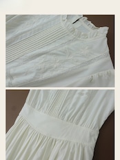 Antique Porcelaine Embroidery Dress F0734