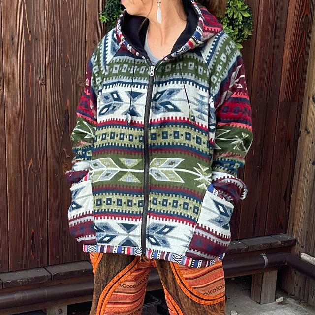 あったかヤクフーディアウター　A