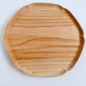 四十沢木材工芸 KITO 雪輪盆(ゆきわぼん)・中【写真の商品をお届けします】MYKW-3