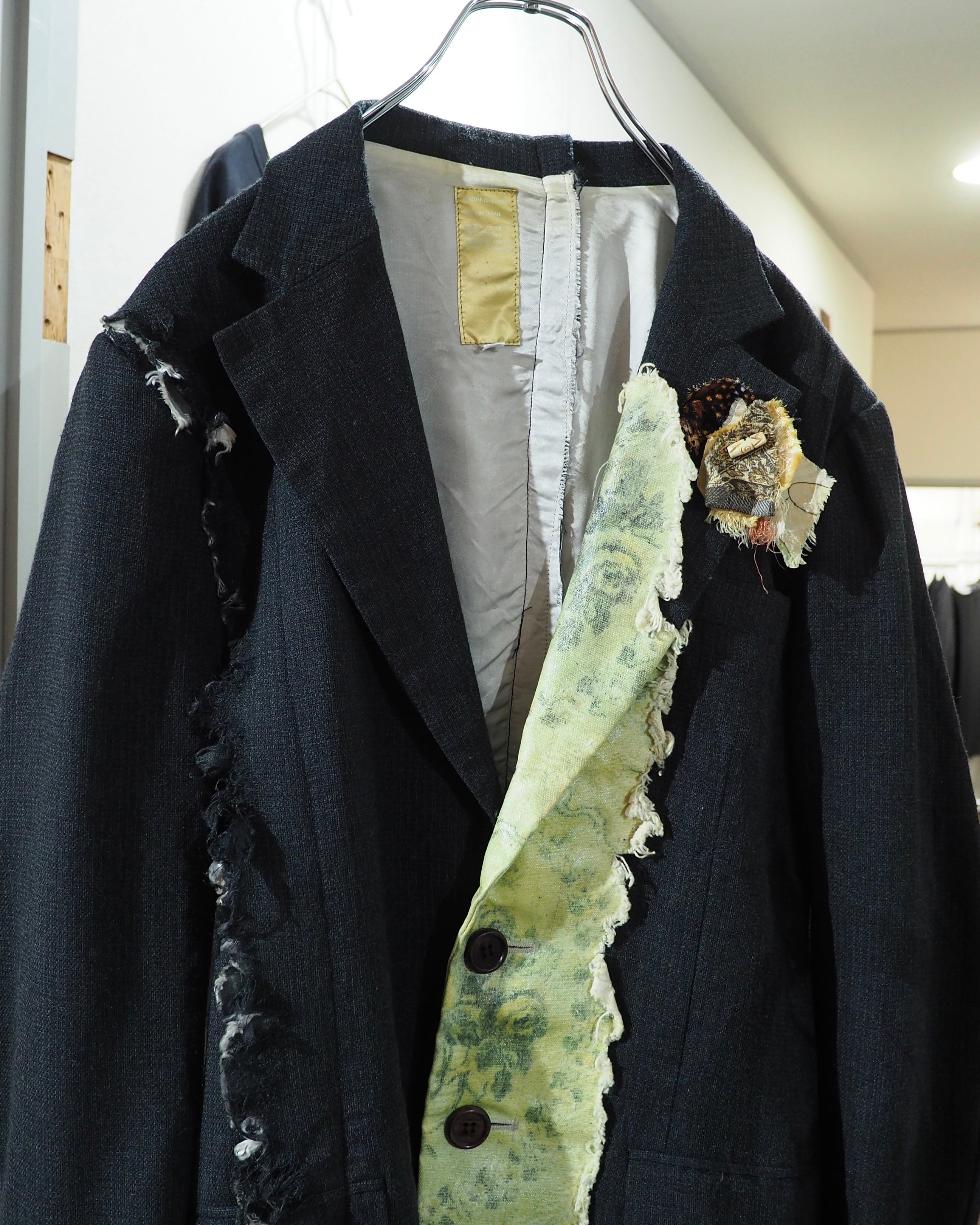 ” NOZOMI ISHIGURO - ノゾミイシグロ ” ” 再構築 ‐ Reconstruct ” Special Archive Tailored jacket