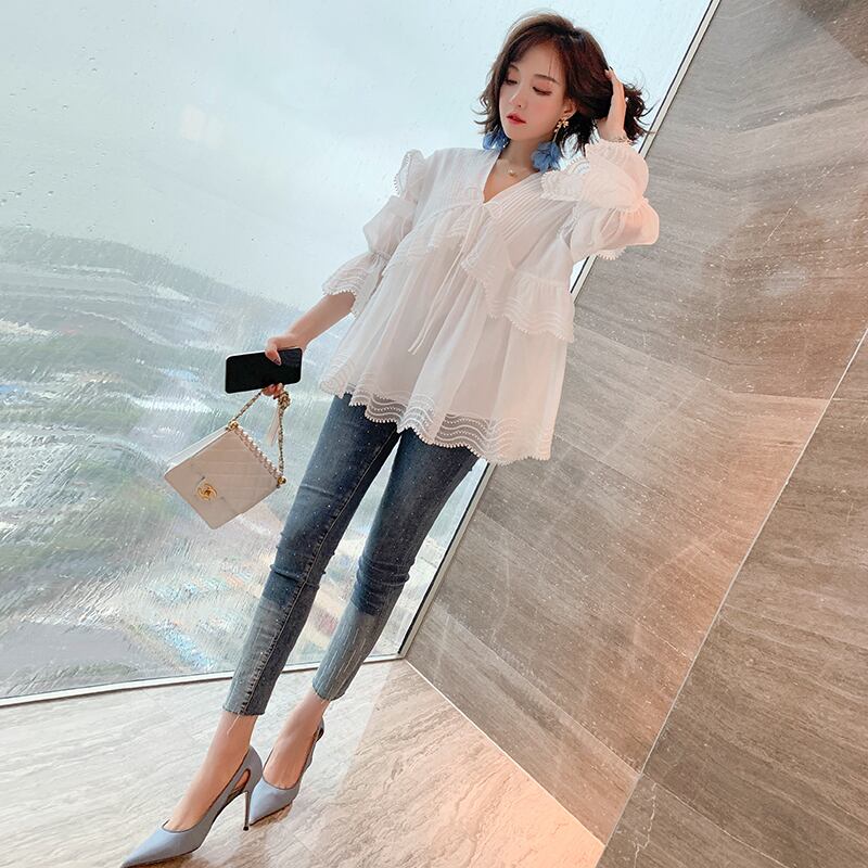 ラインストーンカラーパンツ スキニージーンズ スプリング 春物 MIUCO77529847595