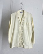 80s Yves Saint Laurent Flower Pattern Cotton Pajama Shirt