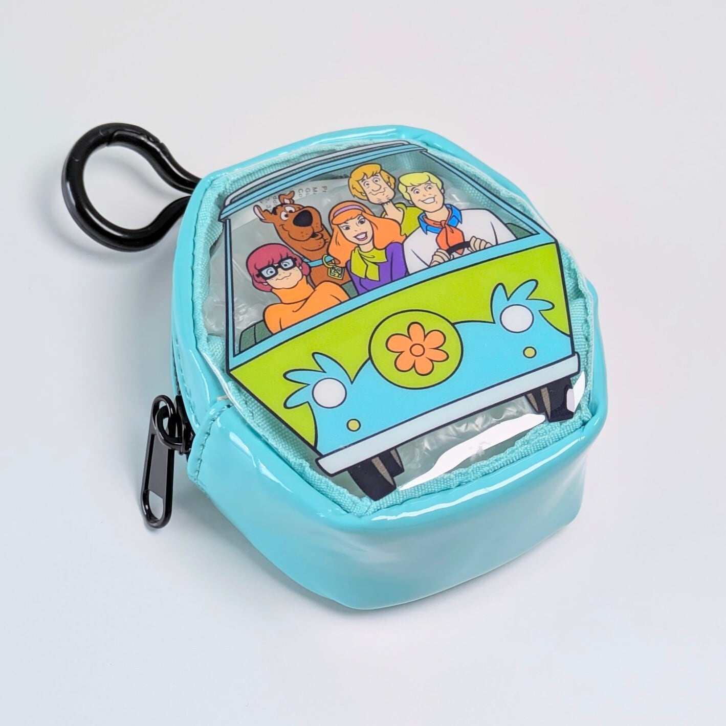【 Scooby-Doo（ スクービー・ドゥー ） 】カラビナ CLEAR POUCH ( カラビナクリアポーチ )  カラビナキーホルダー / 小物入れ / コスメポーチ 〚アメリカン雑貨 アメトイ〛