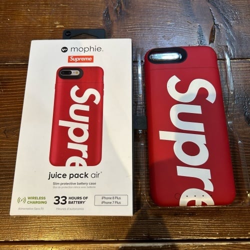 supreme iPhoneケース+モバイルバッテリーsupreme携帯ケース