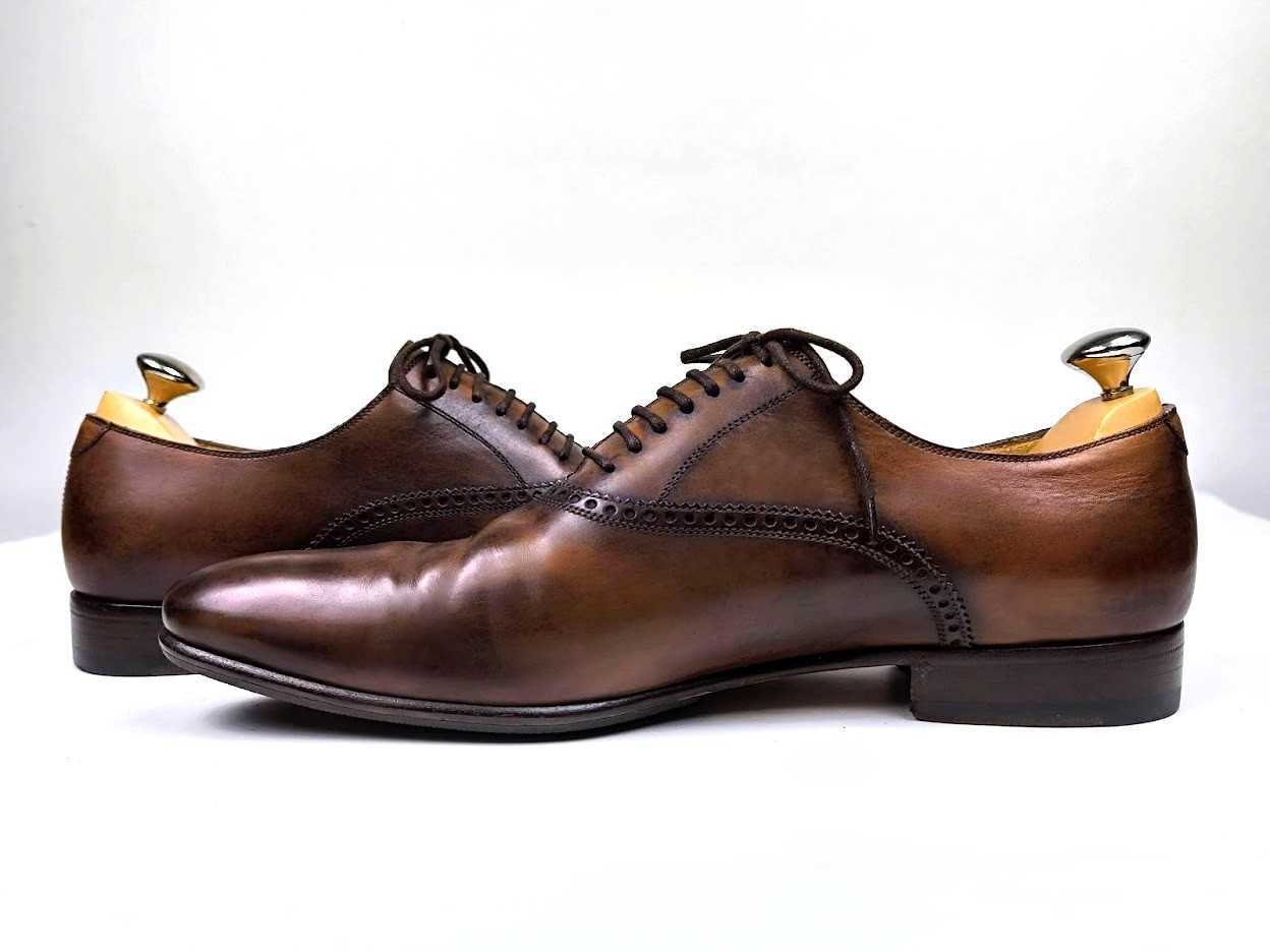 GUCCI グッチ　革靴　オックスフォード　 GGプレート　プレーントゥ　外羽式 GUCCI グッチ 革靴 オックスフォード GGプレート プレーントゥ 外羽式