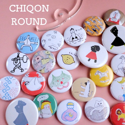 【CHIQON】ROUND  缶バッチ　ページ２