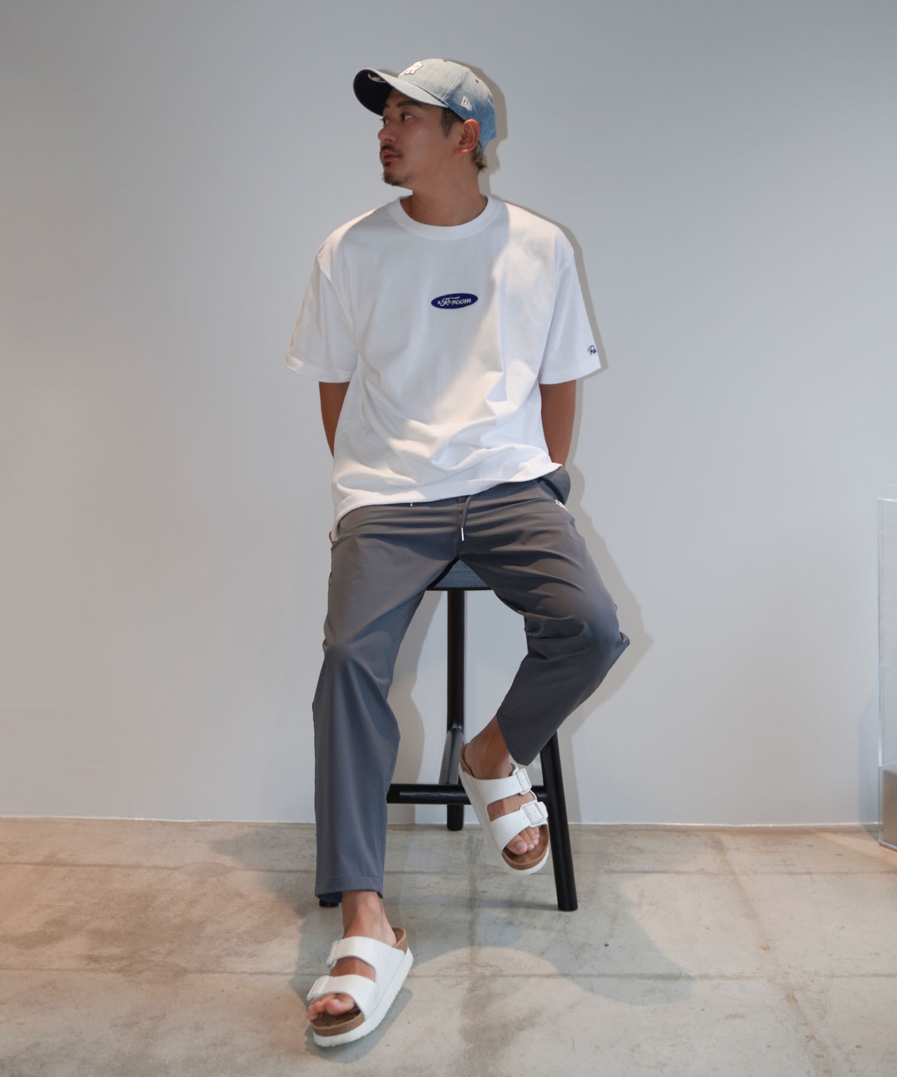 【#Re:room】4WAY STRETCH NYRON TAPERED PANTS［REP253］