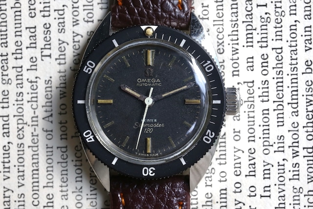 【OMEGA】 1960’s  オメガ シーマスター120 ボーイズサイズ ”MEISTER別注”  純正ステンレスブレス ノンデイト 自動巻き Vintagewatch / Automatic / Cal.671 / Seamaster120