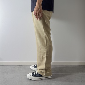 Polo by Ralph Lauren Linen-Silk-Cotton Blend Trousers [W36L30相当] 古着