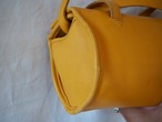 Old Coach 2way Shoulder Bag Yellow Leather 90’s Made in USA