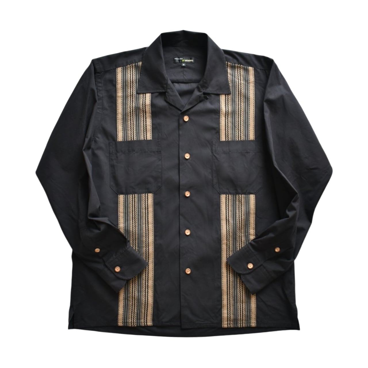 ジャケット・アウター MOJITO ABSHINTH SHIRT Bar.2.0 MOJITO / ABSHINTH SHIRT Bar.2.0 Double Stripe - アブサンシャツ