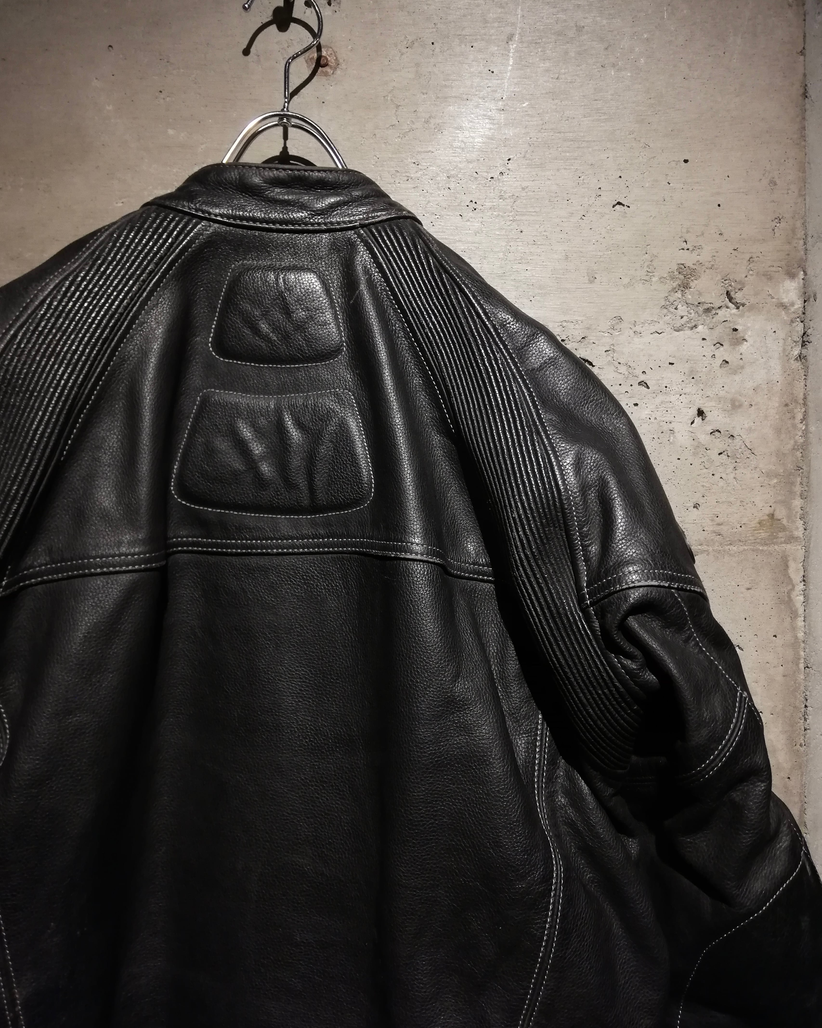 Caka】“Alpinestars” Various Gimmick Racing Leather Jacket | Caka