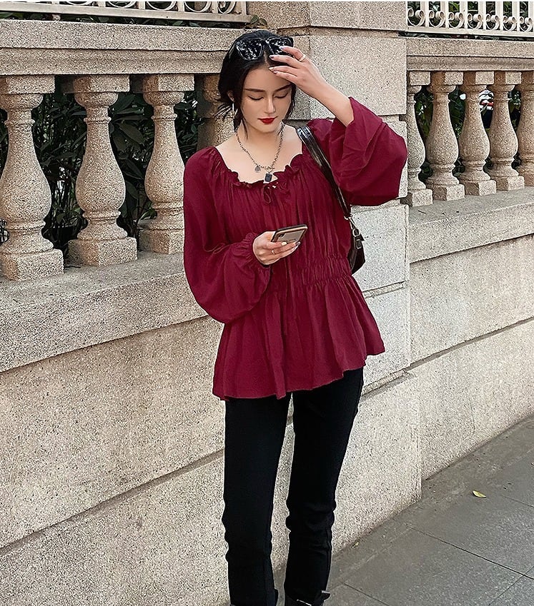 大きいサイズ レディース トップス ブラウス シャツ パフスリーブ 長袖 ボルドー スクエアネック 春夏 大きいサイズ 送料無料 レディース通販店 kecchi 静岡 Base 大きいサイズ レディース トップス ブラウス シャツ パフスリーブ 長袖 ボルドー スクエアネック 春夏 大きいサイズ 送料無料 レディース通販店 kecchi 静岡 Base