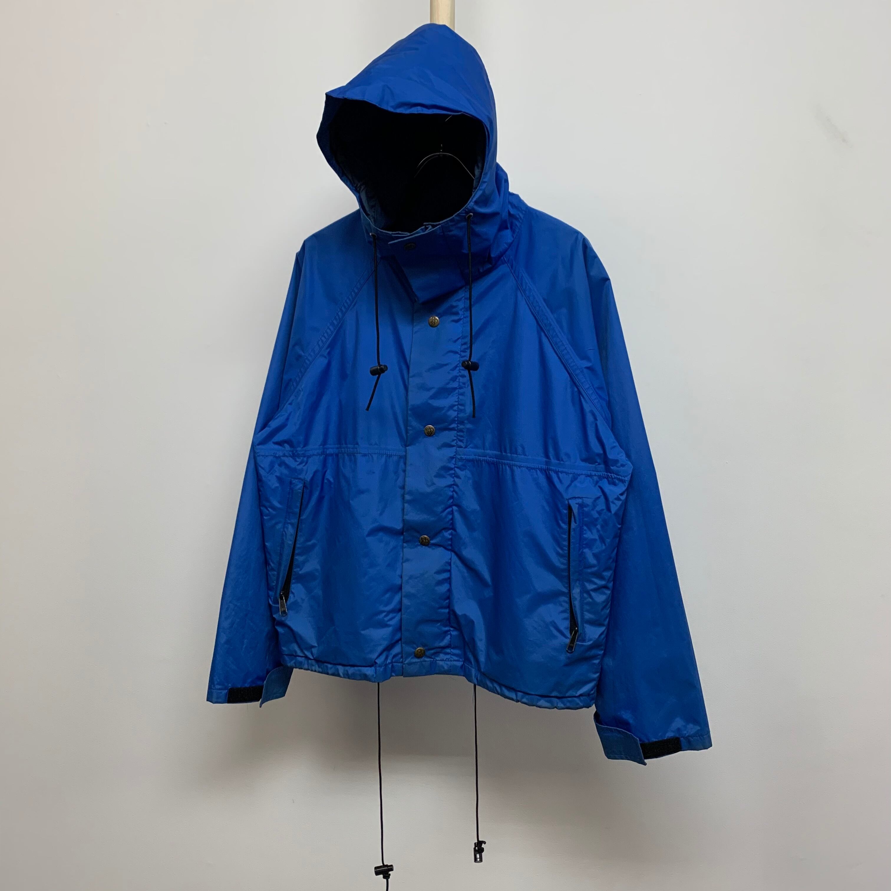 0195. 1990's EMS GORE-TEX parka ブルー シェルジャケット ゴアテック