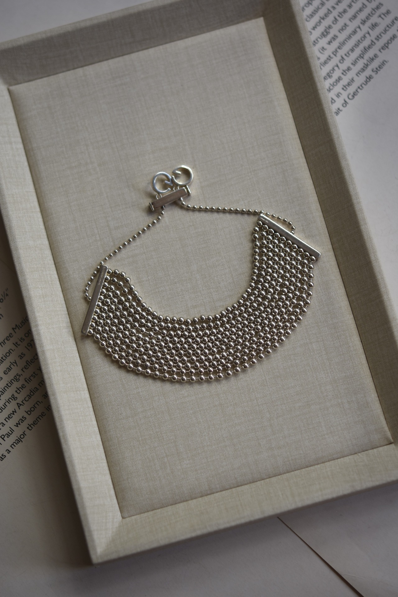 IORI／"GUCCI" bracelet／10-Strand ball chain