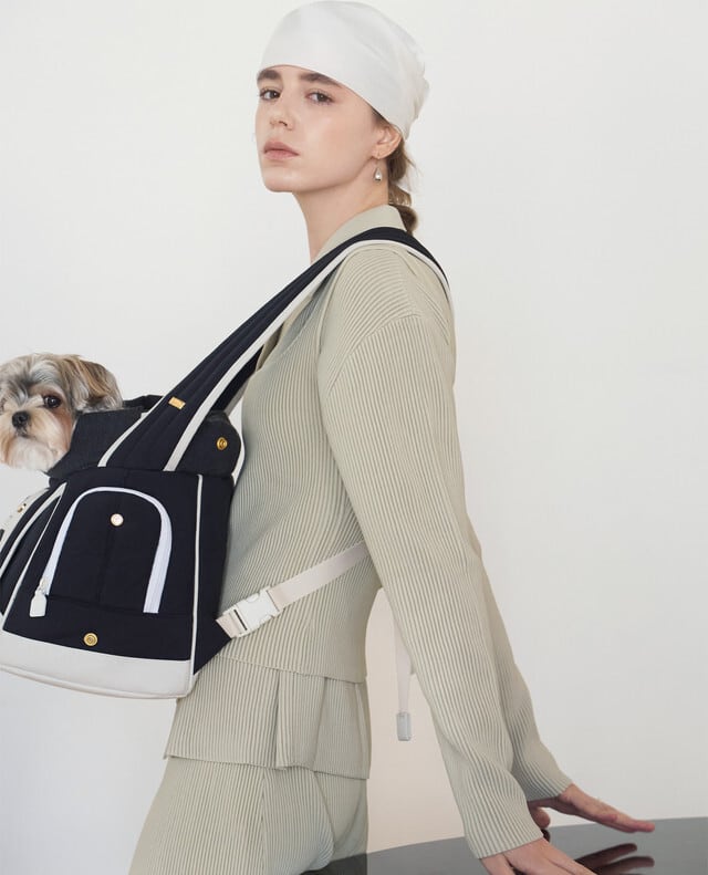 予約】[SEORU] Front Bag black | LUANA DOG