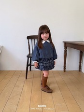 韓国子供服 / BANANA J / 26Autumn / メルシー ブラウス / 秋服 / キッズ *XS~JS*