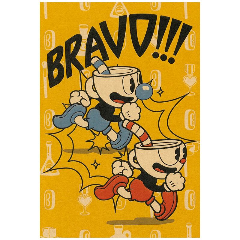 Cuphead カップヘッド ポストカード アイテム コイン エンスカイ Controller Company Official Online Store