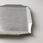 寿山窯 rim（リム）スクエア L ホワイトアッシュ　美濃焼（日本製）