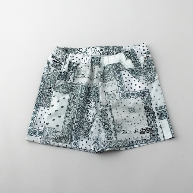 ranor ( ラナー ) BANDANA MIDDLE SHORTS - WHITE ショートパンツ