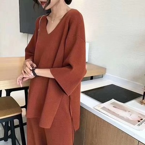 ワイドパンツ ニットセットアップ　AJ12541-C8494