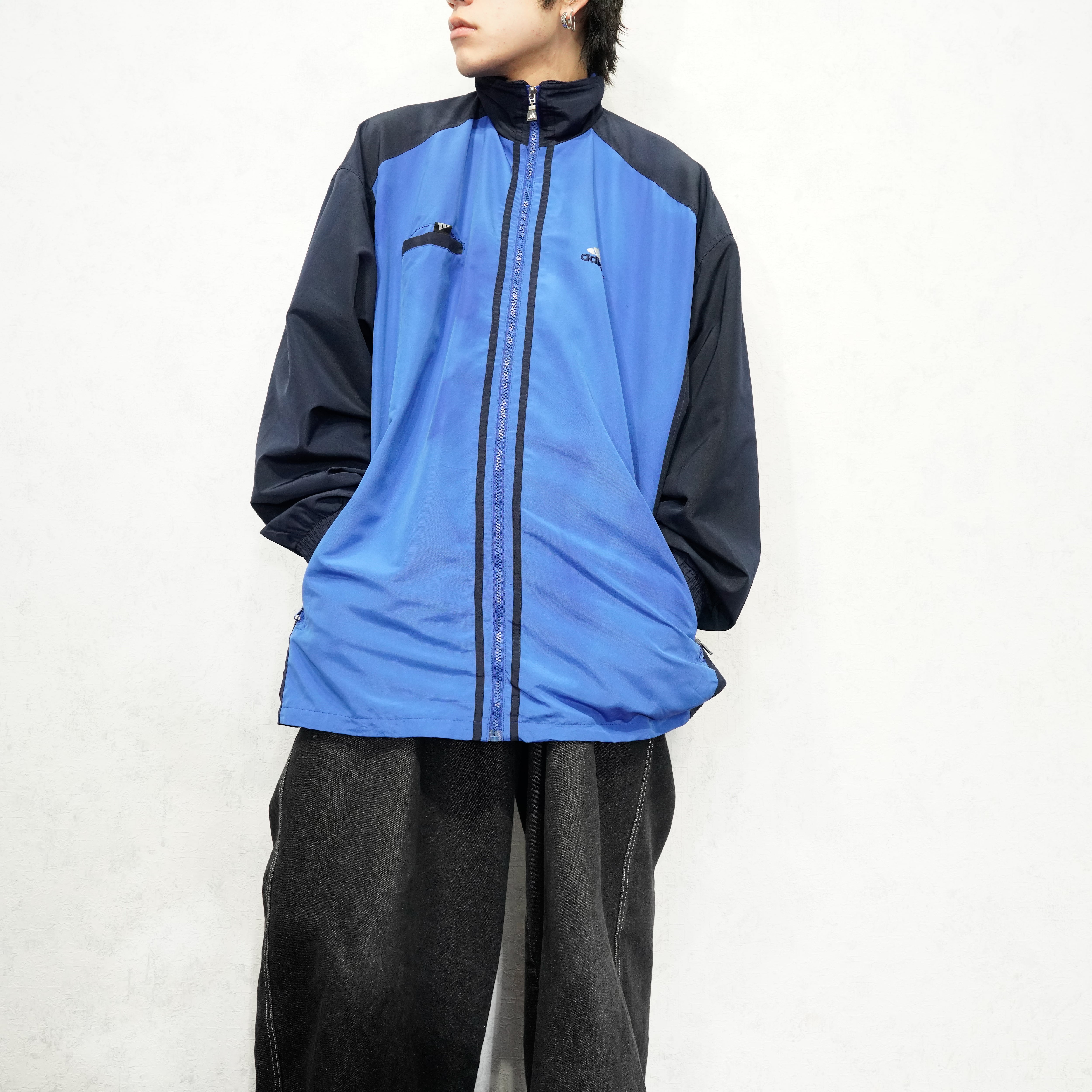 EU VINTAGE adidas LOGO DESIGN TRACK JACKET/ヨーロッパ古着 EU VINTAGE adidas LOGO DESIGN TRACK JACKET/ヨーロッパ古着