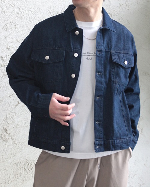 【Select】オーバーサイズ　デニムGジャン　(260177)